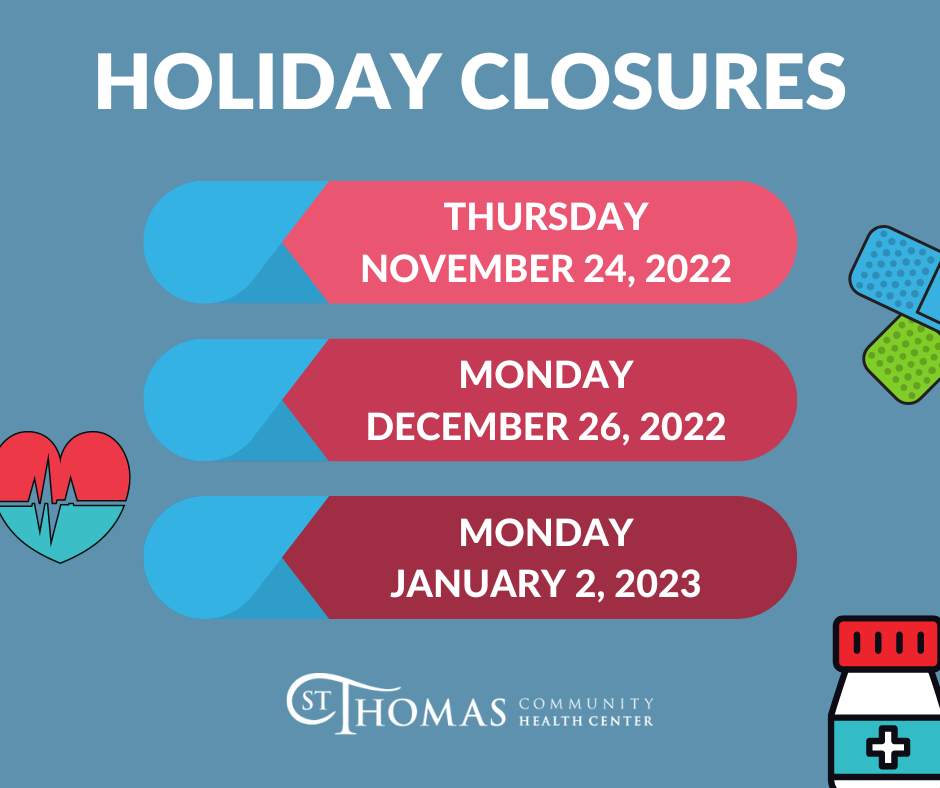 Holiday Closures with Thanksgiving
