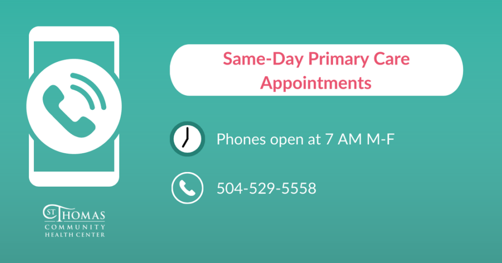 Same Day Appointments